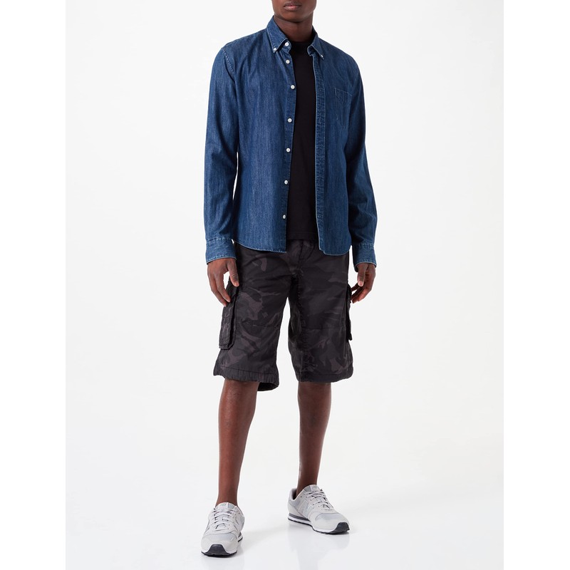 ALPHA INDUSTRIES Men's Cargos Jet Short Camo Shorts for Men