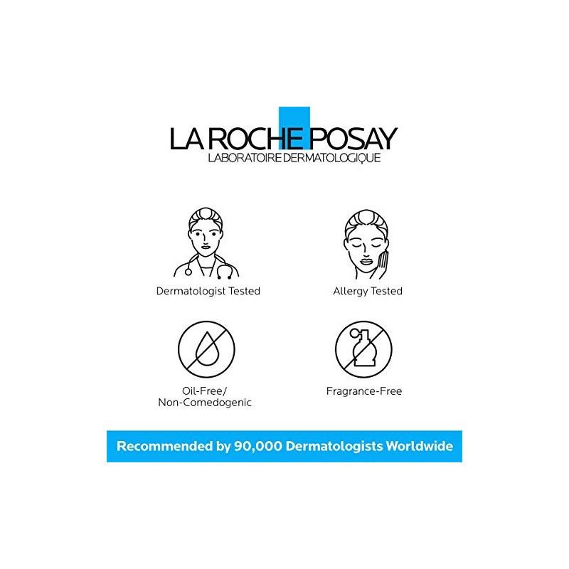 La Roche-Posay Toleriane Sensitive Fluide Protective Moisturizer, Oil-Free, 1.35 Fl.