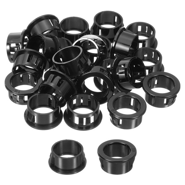 uxcell Cable Snap Bushing Grommets, Nylon Snap Bushing Grommets, Round