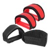 WOONEKY Exercise Bike Straps Bike Pedal Straps Comfort Fit Wide