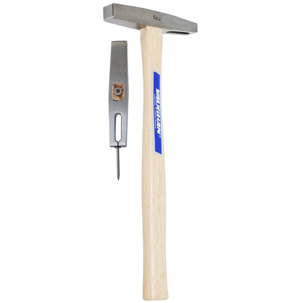 Vaughan SBP5 Professional Magnetic Tack Hammer, Hickory Handle, 11-Inch Long.