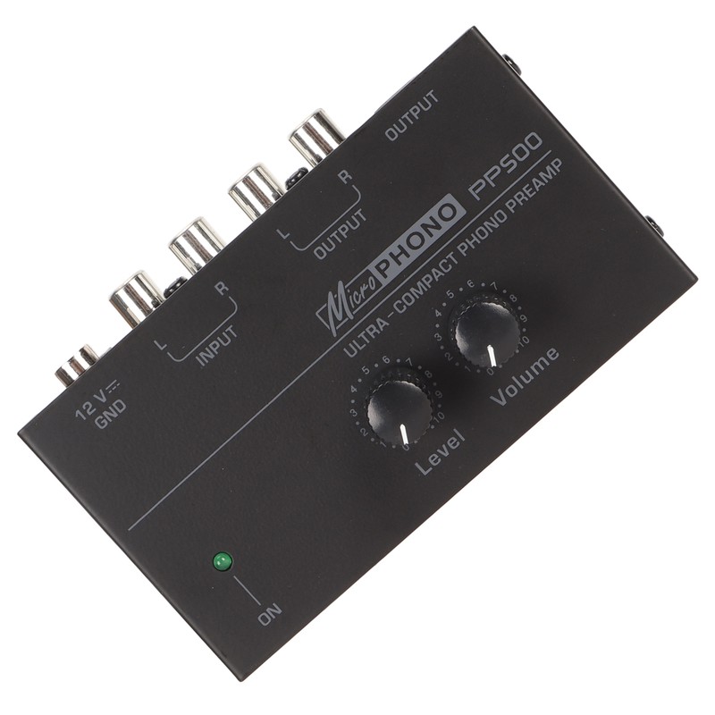 Phono Turntable Preamp Ultra Low Noise Independent Volume Control Phono