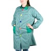 KLOTZZ Nursery Painting Apron for Nursery, Checked Craft Coat, Women,