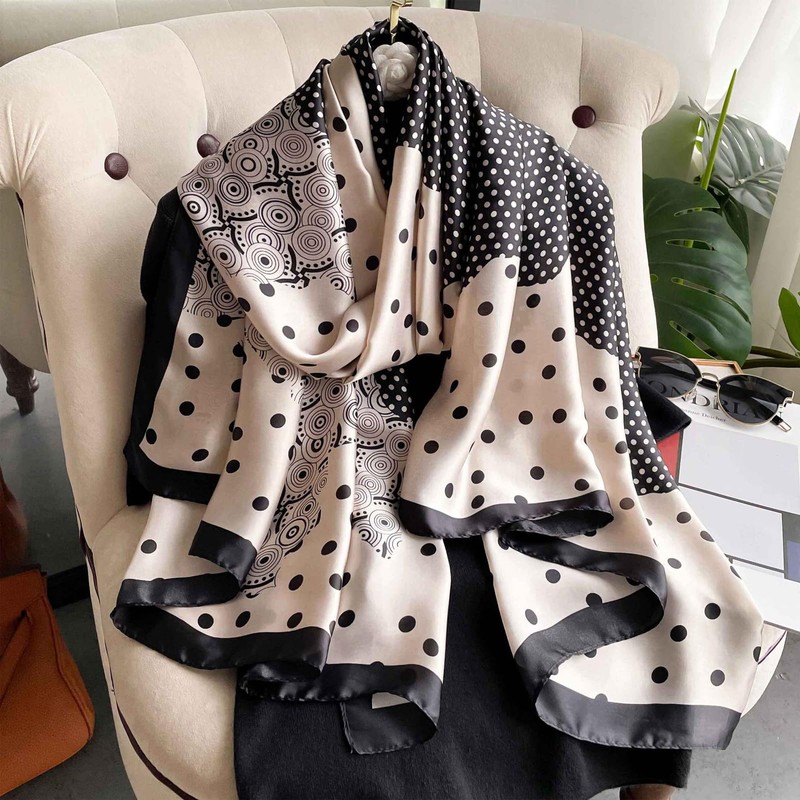 [Yulyu] Scarf, Women's, Large Scarf, Thin Scarf, Sunscreen Shawl, Seaside,