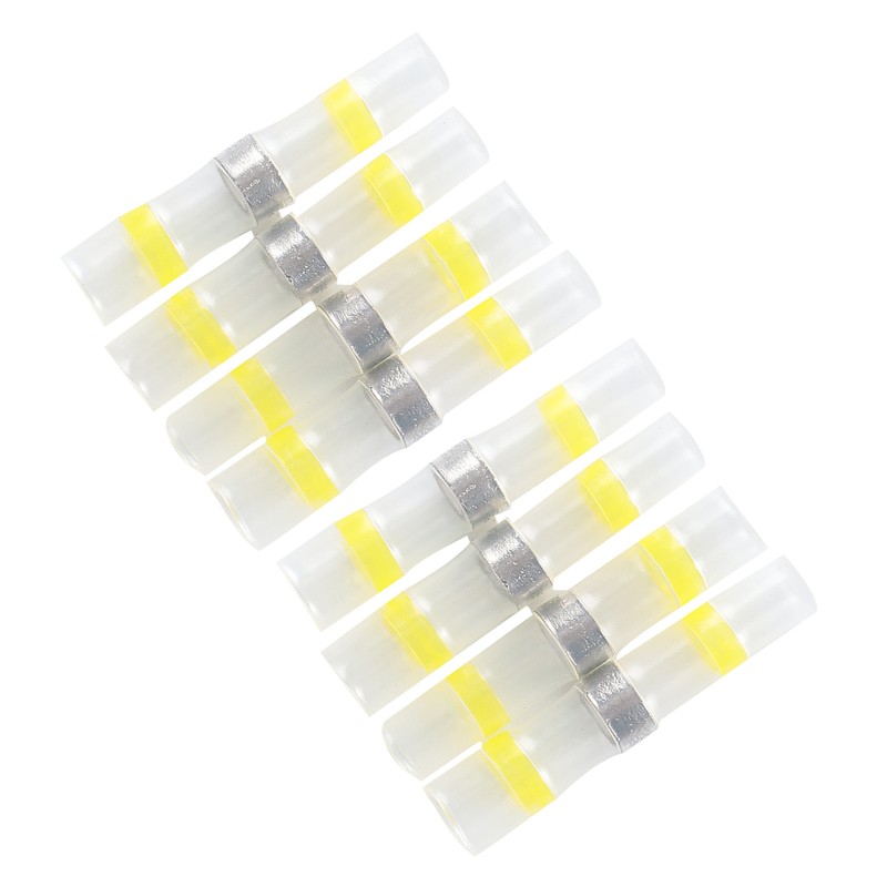 150Pcs Solder Seal Wire Connectors Heat Shrink Butt Connectors Waterproof