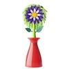 VIGAR Flower Shop Screen Microfibre Duster with Vase, Multi Colour,