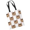 Cat Tote Print Bag - Bengal Cat Shopping Shoulder Bag