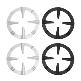 FELTECHELECTR 4Pcs Gas Pot Stove Stand Burner Grate for Gas Cooktop Pot Holder Gas Ring Reducer Kitchen Cooking Accessory