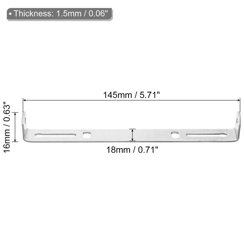 TOP-VIGOR 2Sets Light Fixture Ceiling Bracket, 145x18x16mm Ceiling Light Plate