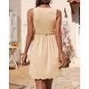 BTFBM Women Sleeveless Summer Dress 2025 Crewneck Ribbed Knit Ruffle