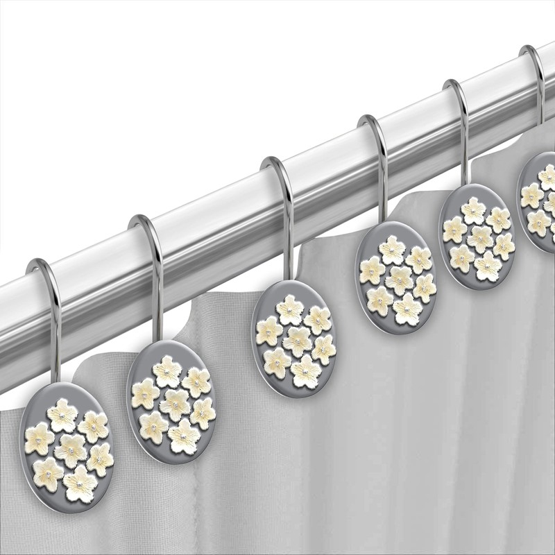 Popular Bath Shower Hooks Bloomfield, Grey