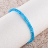 Natural Neon Apatite Gemstone Beads Bolo Bracelet, Adjustable Slider Chain,