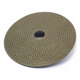 BSRTTOOL 6" Electroplated Diamond Polishing Pads- Wet Dry Sanding Tile Stone Marble Granite Concrete Ceramics Glass(4PCS)