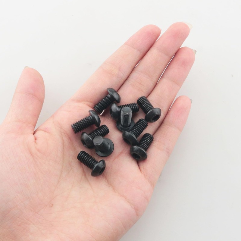 YHXiXi 24PCS 0.16x0.41x0.47inch Black 10.9 Grade Alloy 5140010-16 Planer Blade