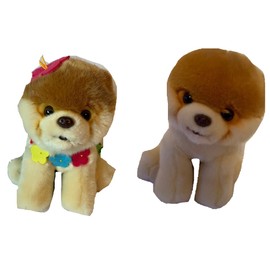 Weighted stuffed animal, Pekingese dog (boy or girl) plush with 2 lbs, washable