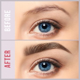 Pack of 2 Eyebrow Pencils, Waterproof, 2-in-1 Dual-Ended Microblading Eyebrow Pencil, Smudge-proof Eyebrow Pencil, Can Easily Natural Eyebrow Colour (2 Pieces Dark Brown)