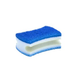 Superio Scrub Sponge with Grip (2 Pack) Heavy Duty Duel Sided Kitchen Sponge Cellulose Kosher Easy to use Dish wash Sponge… (Blue)