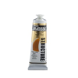 Matisse Structure Heavy Body Acrylic Paint High Viscosity Acrylics - 75 ml Tube - Skin Tone Middle