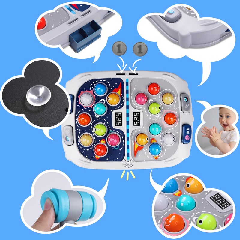Whack Game Mole,Toys for 3+ Year Old,Birthday Gifts for 3