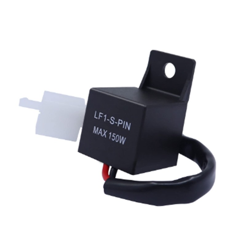 Motorcycle LED Halogen Indicator Relay Universal Flashing Relay 2 Pin