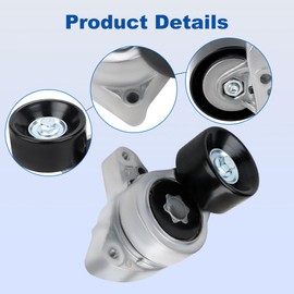 VANJING Drive Belt Tensioner Kit with Pulley Compatible with TSX 2004-2008, Honda CR-V 2002-2012, Accord 2003-2007 2.4L 3.0L L4 Replacement for 31170-RAA-A01 90K-38278A 38278 31170PNA003