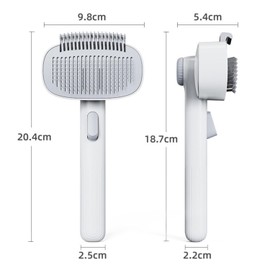 Pet Dog Brush Hair Removal Comb,Pet Deshedding Tools For Short Haired Cats Cat Brush with Release Button,Self Cleaning Slicker Brush-Skin Friendly Deshedding Grooming Tool Suitable for Shedding