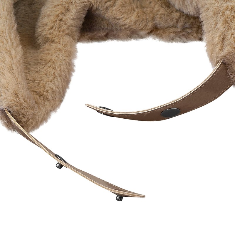 Croogo Pilot Cap with Earmuffs, Cold Protection, Mid-Winter, Russian Hat,