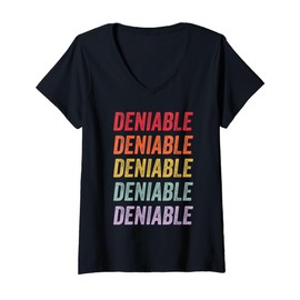 Womens Deniable V-Neck T-Shirt