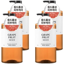 Happy Bath Original Collection Body Wash Grapefruit Scent, 910g, 4 pieces / 해피바스 오리지널 컬렉션 바디워시 자몽향, 910g, 4개
