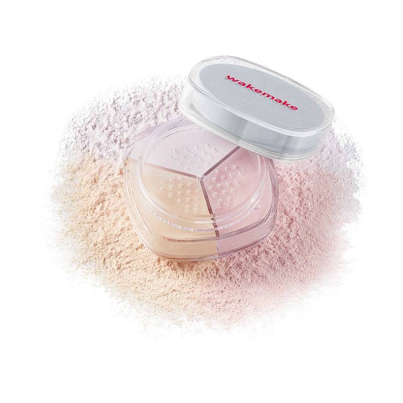 WAKEMAKE Stay Fixer Multi Color Powder Set (+brush) - [SINGLE]