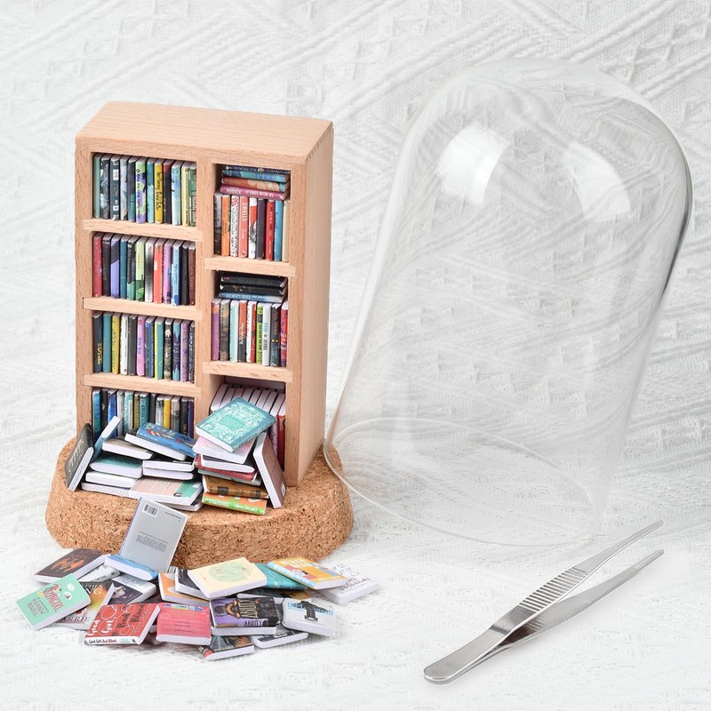 The Left Bridge Anxiety Bookshelf, Miniature Bookcase, Mini Bookshelves for