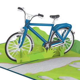 papercrush® Pop-Up Karte Fahrrad - 3D Geburtstagskarte für Mann, Freund & Vater, Glückwunsch zum Geburtstag für Radfahrer - Gutschein für Fahrradtour, Geldgeschenk für Ebike & Fahrradfahrer