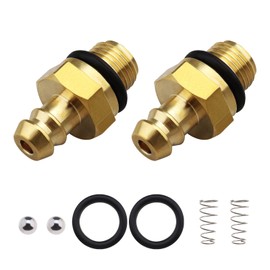 ECSiNG 2 Sets High Pressure Washer Soap Injection Jets Kit 190593GS 190635GS 203640GS Brass Barbs Check Valve Balls with Springs O-Rings