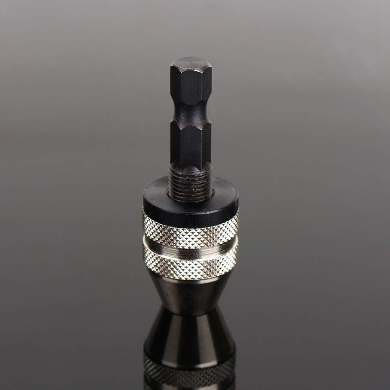 Hex Shank Keyless Drill Chuck, Mini Chuck Conversion Adapter Quick