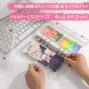 Virtarlux Clear Sticker Book Transparent Girls Removable A6 Sticker Binder