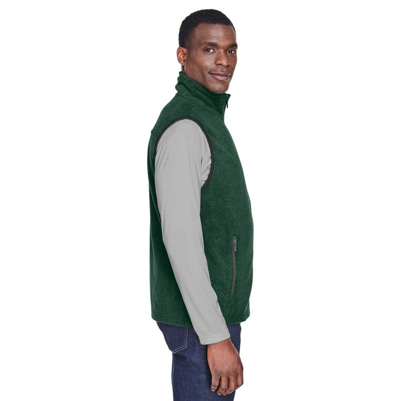 Harriton Adult 8 oz. Fleece Vest 4XL HUNTER