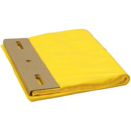 Zero Waste USA - The MITTN Bag® - MittN Dog Waste Header Bags with 7" gusset bottom creates a 'mitt' for easy pick-up - Fits all header dispensers - Yellow 20 headers = 2,000 Bags