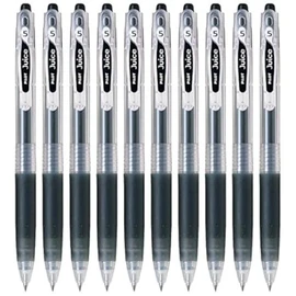 Pilot Juice 05 Retractable Gel Ink Pen (LJU-10EF), Extra Fine Point, 0.5mm, Black Ink, Set of 10