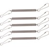 5Pcs Silver Spring with 2 Clips Used Singly or in