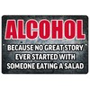 Rogue River Tactical Funny Beer Alcohol Sign Metal Tin Sign