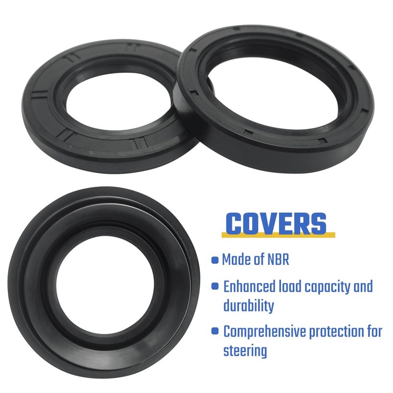 Rear Axle Wheel Bearing Kit with Seals Compatible with Honda