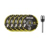 RYOBI - 6 Cutting Discs and 1 Chuck Twist Lock
