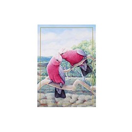 Maxwell & Williams Birds of Australia KC 10yr Anniversary Tea Towel 50x70cm Galah