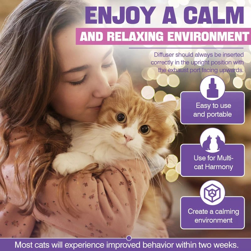 TTLXRL 6 Pack Cat Calming Diffuser Refill Set with Pheromones