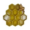 Bird Feeder in Honeycomb Design in Gold