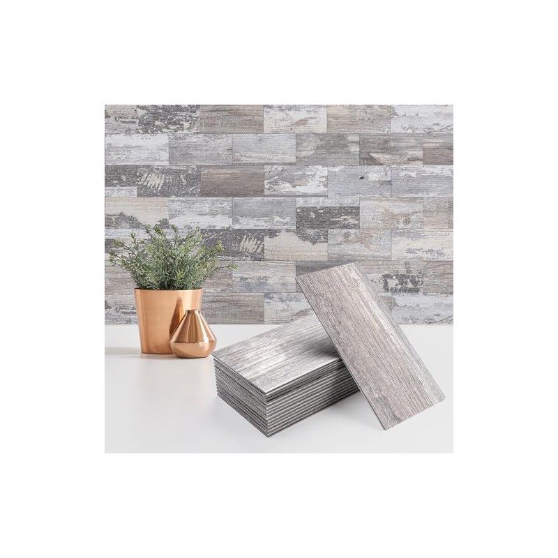 StyloVue 100 Pieces Peel and Stick Backsplash for Kitchen, 3"