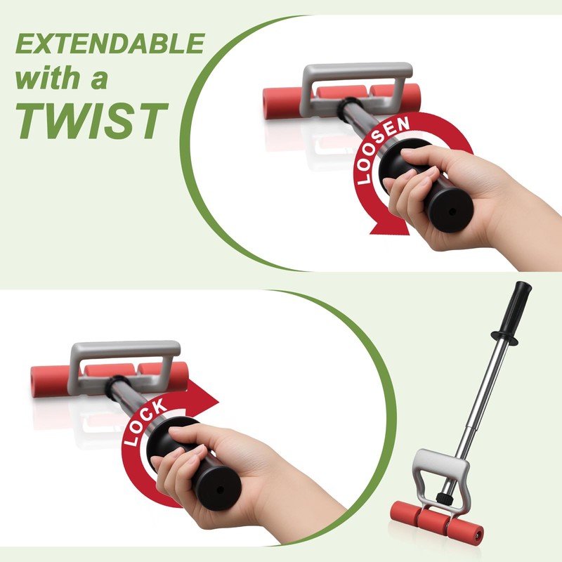 Floor and Wall Roller for Vinyl Flooring,Heavy Duty Adjustable Rollers