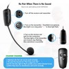 Bietrun Wireless Microphone Headset, UHF Wireless Headset Mic System, 160ft