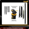 Magicbox 8-in-1 Hacksaw Set, Saw Handle with 8 Interchangeable Blades