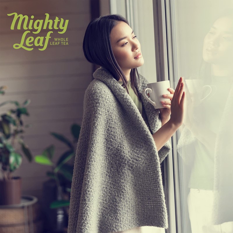 Mighty Leaf Earl Grey Decaf Tea, 100 Tea Pouches